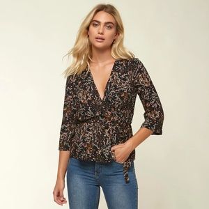 O’NEILL floral wrap top